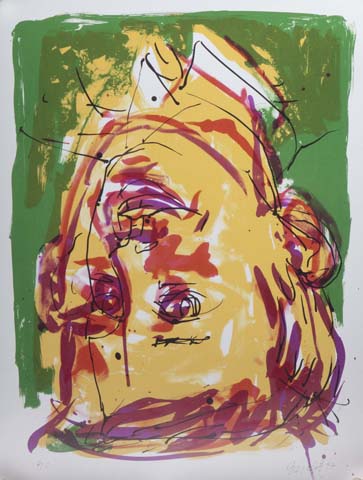 Baselitz Lithografie KUNSTMASSNAHMEN Baselitz Lithografie KUNSTMASSNAHMEN