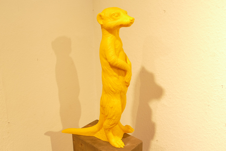 Erdmännchen, gelb, EUR 60.- KUNSTMASSNAHMEN Heidelberg Erdmännchen, gelb, EUR 60.- KUNSTMASSNAHMEN Heidelberg