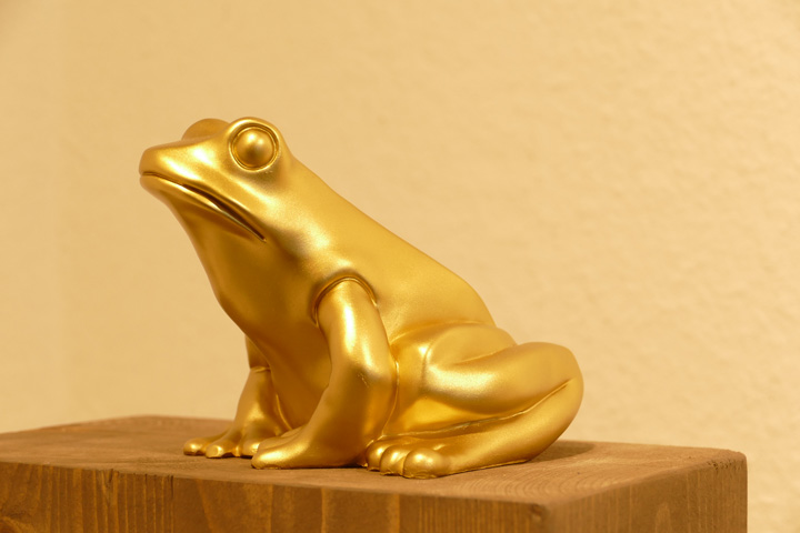 Frosch, gold, EUR 20.- KUNSTMASSNAHMEN Heidelberg Frosch, gold, EUR 20.- KUNSTMASSNAHMEN Heidelberg