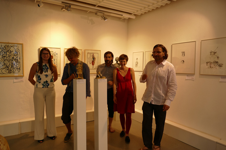 Künstler und Galerieteam Künstler und Galerieteam