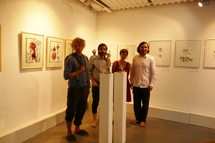 v.l. Carlo von Broschewitz, Christoph Chciuk, Lydia Klammer, Jürgen Leibig v.l. Carlo von Broschewitz, Christoph Chciuk, Lydia Klammer, Jürgen Leibig